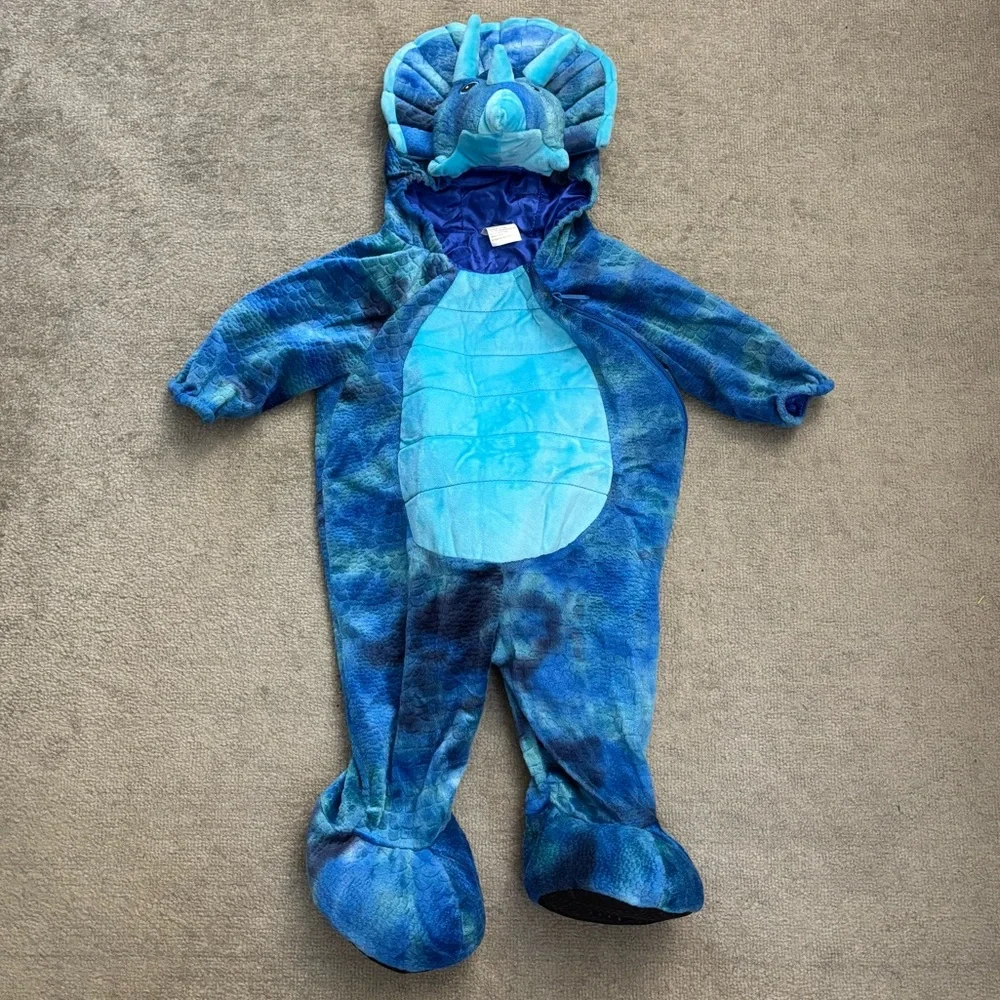 Meijer Triceratops Dinosaur Halloween Dress Up Costume Boys Baby Infant